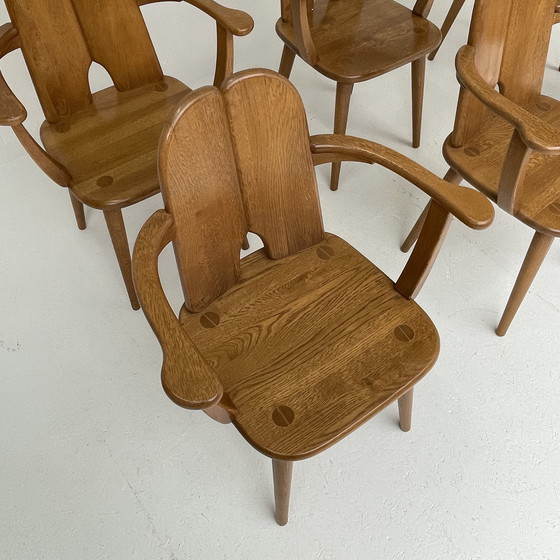 Image 1 of Brutalist Essgruppe mit ausziehbarem Tisch