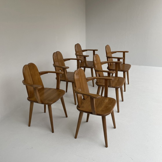 Image 1 of Brutalist Essgruppe mit ausziehbarem Tisch