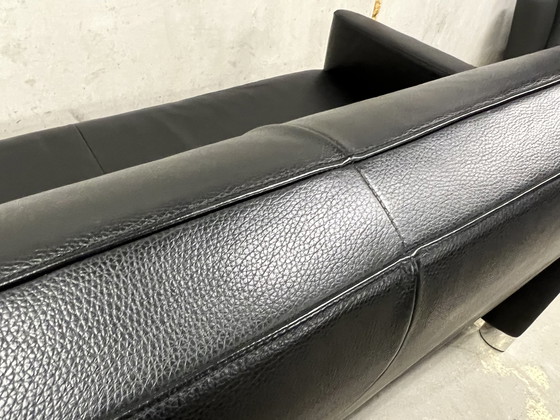 Image 1 of Jori So Good 2-Sitzer-Sofa aus schwarzem Leder