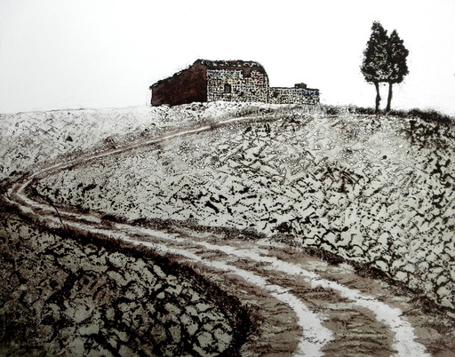 Margo Ellen-Strada ist stark. Farbe Erz