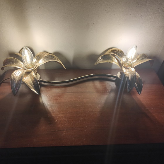 Image 1 of Vintage Wandlampe aus Messing