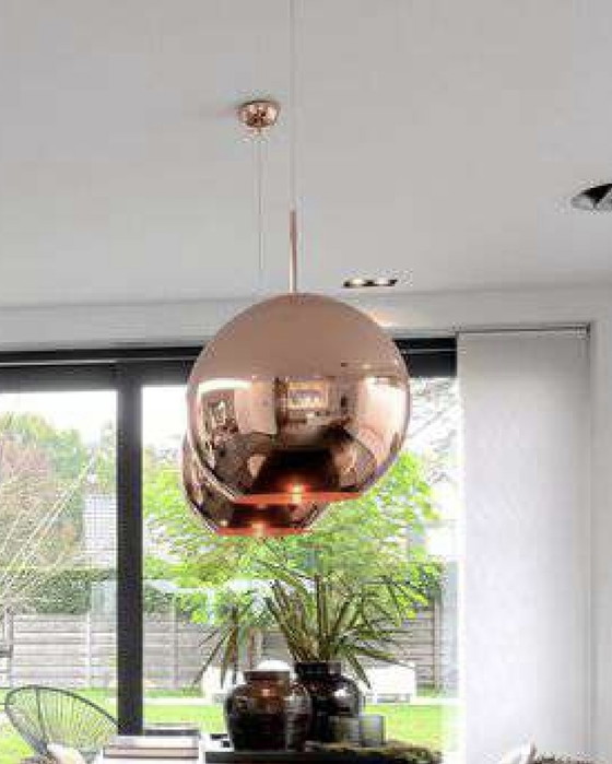 Image 1 of 2x Tom Dixon Copper Shade Hängelampe