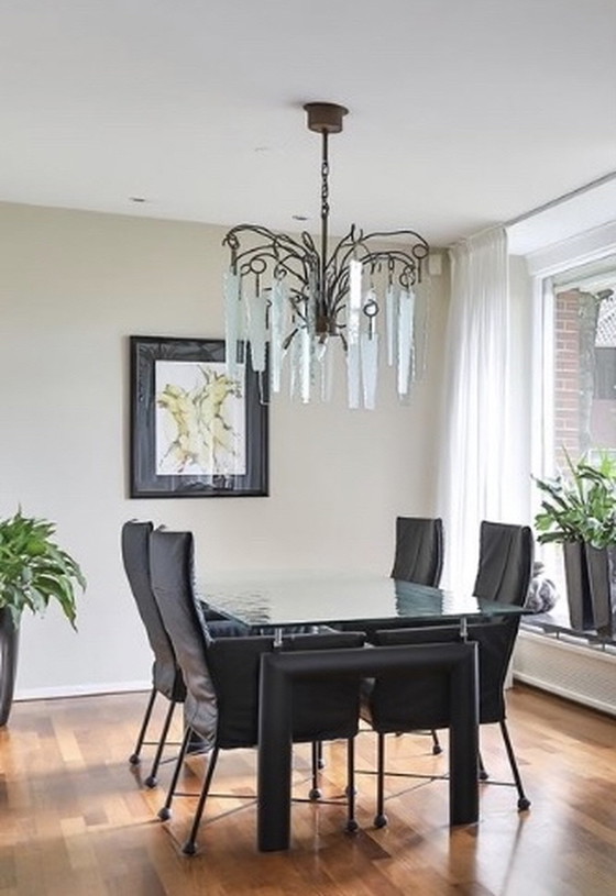 Image 1 of Marke van Egmond Kronleuchter aus Milchglas