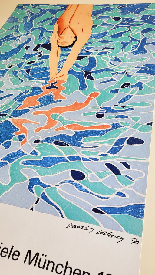 David Hockney - Taucher - Olympische Spiele 1972