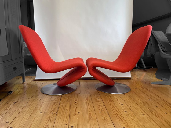 Image 1 of 2x Verner Panton System 1-2-3 Lounge Chair