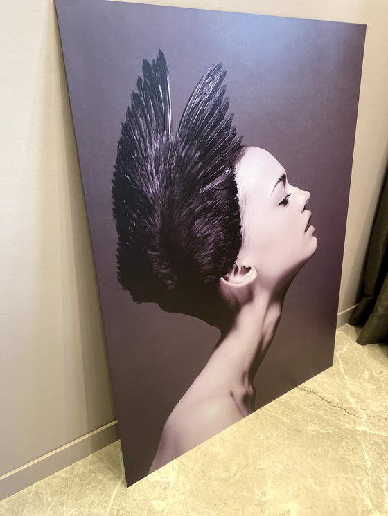 Image 1 of BoConcept - Wandbild "Black Swan" - Metalldruck