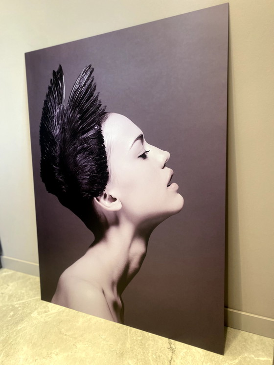 Image 1 of BoConcept - Wandbild "Black Swan" - Metalldruck