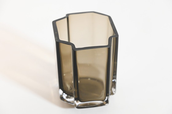 Image 1 of Lousie Roe Funki Light Asymmetric Smoke Vase