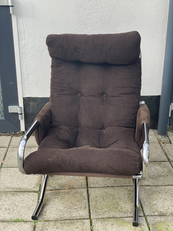 Image 1 of 2 x Loungesessel aus Stahlrohr