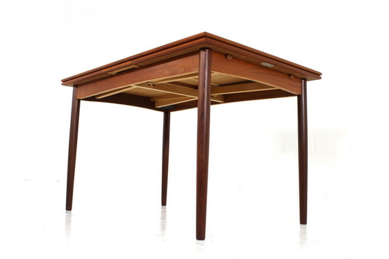 Image 1 of AM Møbler Mid-Century Danish Teak Dining Table / Esstisch, extendable