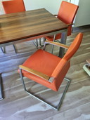 Designtisch mit 6 Stühlen von Tonon