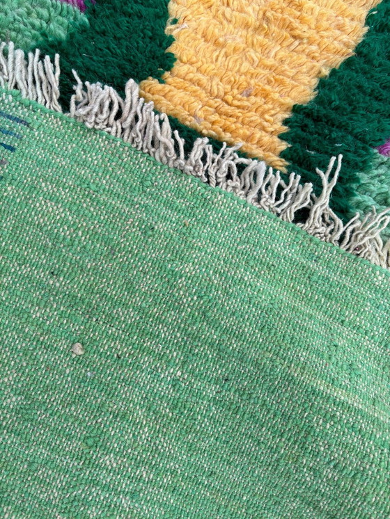 Image 1 of Marokkanischer bunter Boho-Berber-Läuferteppich