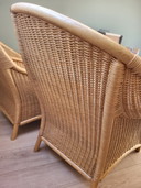 2x Flechtwerk Schutz Rattanstühle