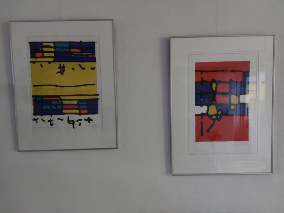 Image 1 of Willem Brauckmann Gouache Schostakowitsch