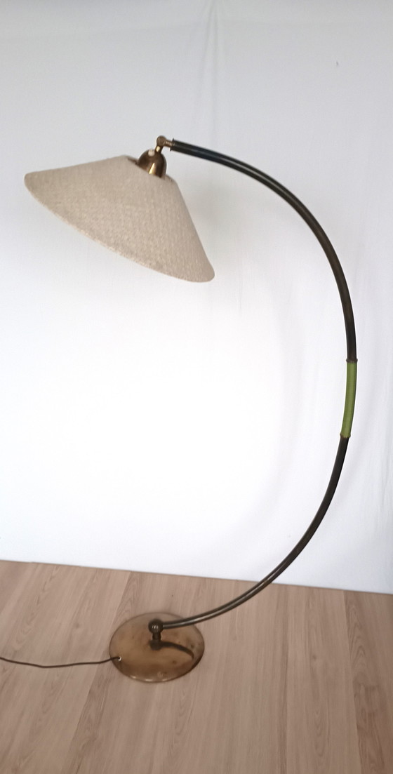 Image 1 of Bogenlampe aus Messing aus den 50er Jahren