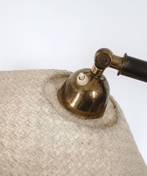 Image 1 of Bogenlampe aus Messing aus den 50er Jahren