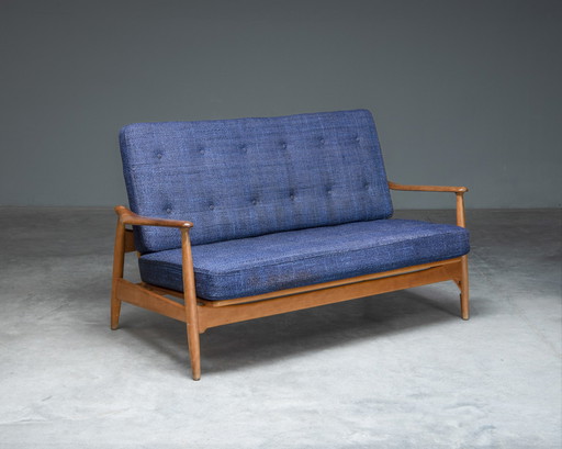 2-Sitzer-Sofa „FD161“, Arne Vodder für Frankreich & Daverkosen, Dänemark, 1950er Jahre