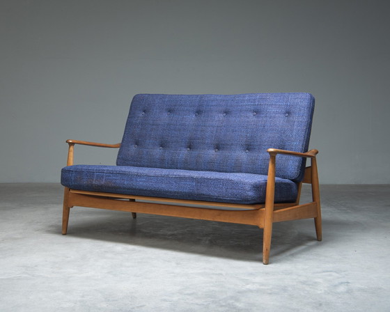 Image 1 of 2-Sitzer-Sofa „FD161“, Arne Vodder für Frankreich & Daverkosen, Dänemark, 1950er Jahre