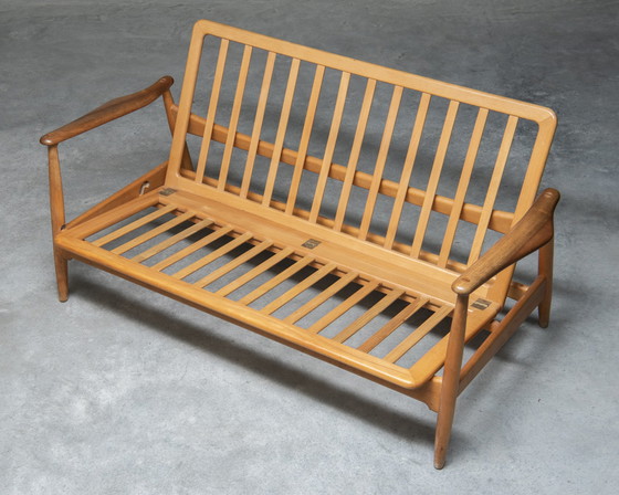Image 1 of 2-Sitzer-Sofa „FD161“, Arne Vodder für Frankreich & Daverkosen, Dänemark, 1950er Jahre
