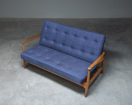 Image 1 of 2-Sitzer-Sofa „FD161“, Arne Vodder für Frankreich & Daverkosen, Dänemark, 1950er Jahre