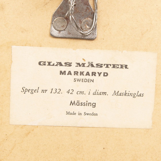 Image 1 of Glasmäster Messingspiegel