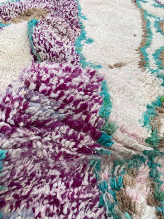 Image 1 of Handgefertigter marokkanischer Modern Boujad-Teppich