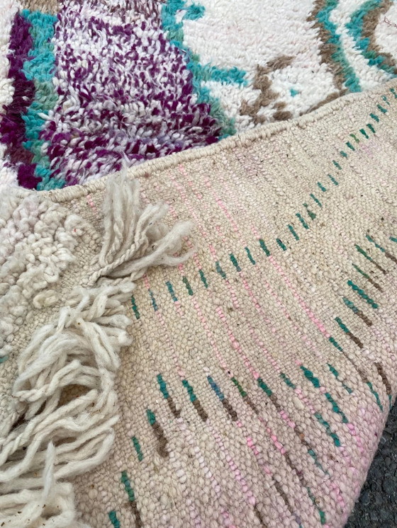 Image 1 of Handgefertigter marokkanischer Modern Boujad-Teppich