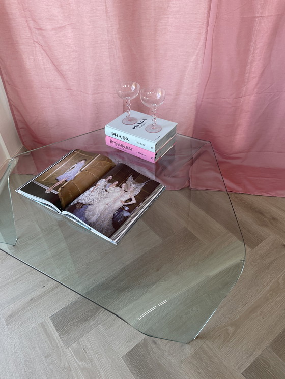 Image 1 of Fiam Italia Couchtisch aus Glas mit Wasserfallkante