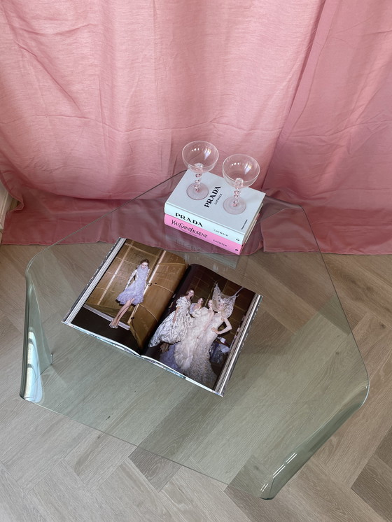 Image 1 of Fiam Italia Couchtisch aus Glas mit Wasserfallkante