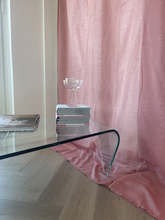 Image 1 of Fiam Italia Couchtisch aus Glas mit Wasserfallkante