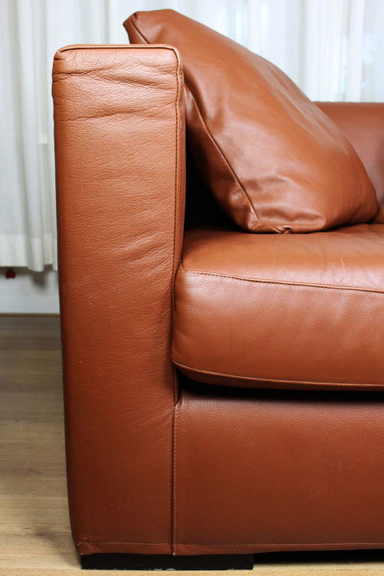 Image 1 of Zweiersofa von Casamilano. Braun/Cognac, Leder. Design: Paola Navona, Serie: Pillopipe