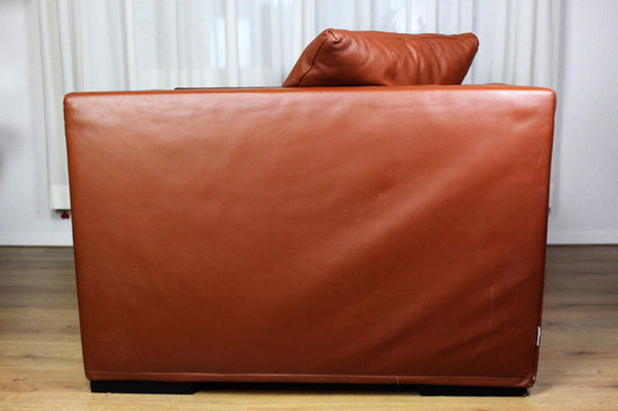 Image 1 of Zweiersofa von Casamilano. Braun/Cognac, Leder. Design: Paola Navona, Serie: Pillopipe