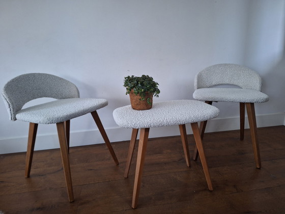 Image 1 of Topform Set aus zwei Stühlen mit Tisch