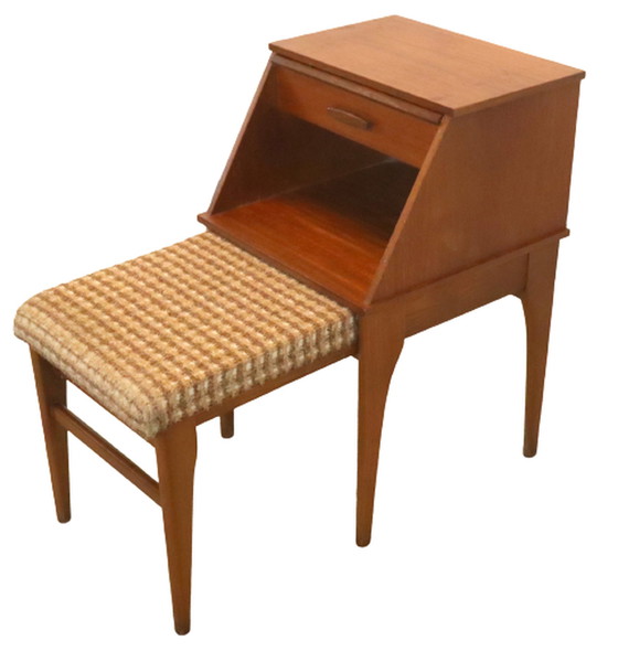 Image 1 of Klatschbank Telefonbank 'Tremar' Vintage