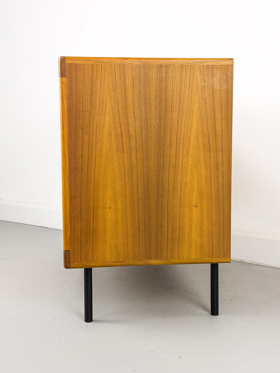 Image 1 of Danish Teak Sideboard with Tambour Doors from CFC Silkeborg, 1980s