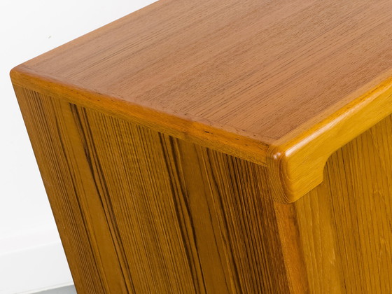 Image 1 of Danish Teak Sideboard with Tambour Doors from CFC Silkeborg, 1980s