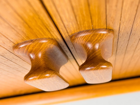 Image 1 of Danish Teak Sideboard with Tambour Doors from CFC Silkeborg, 1980s