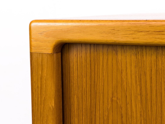 Image 1 of Danish Teak Sideboard with Tambour Doors from CFC Silkeborg, 1980s