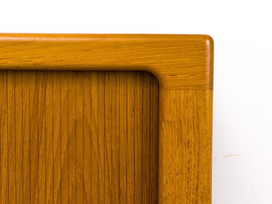 Image 1 of Danish Teak Sideboard with Tambour Doors from CFC Silkeborg, 1980s