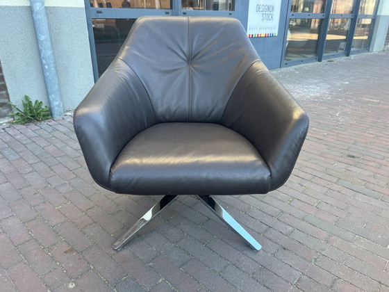 Image 1 of De Sede 0378 01 Drehsessel Leder