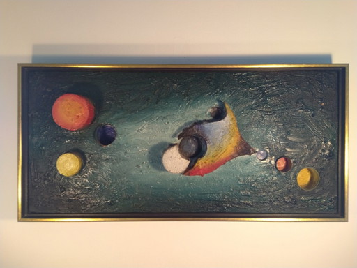 Egidius Knops-Kunstwerk – schilderijen tekeningen, Canvas, Abstract
