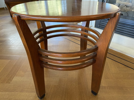 Image 1 of Schuitema Jugendstil-Lampentisch & Pflanzentisch