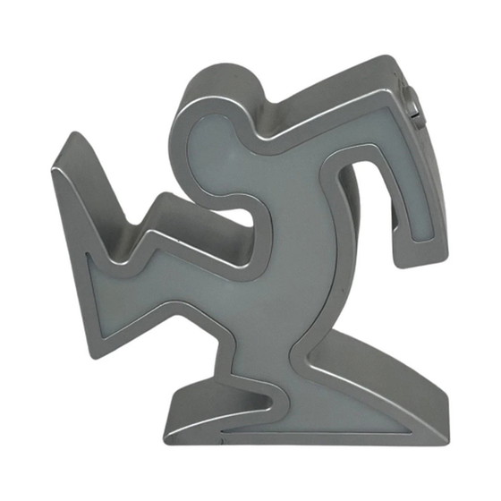 Image 1 of Osvaldo Cavendoli – La Linea – Lampe, die als Bücherständer verwendet oder an der Wand hängen kann