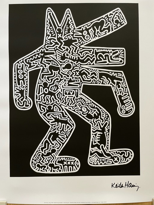 Keith Haring, Hund, 1985