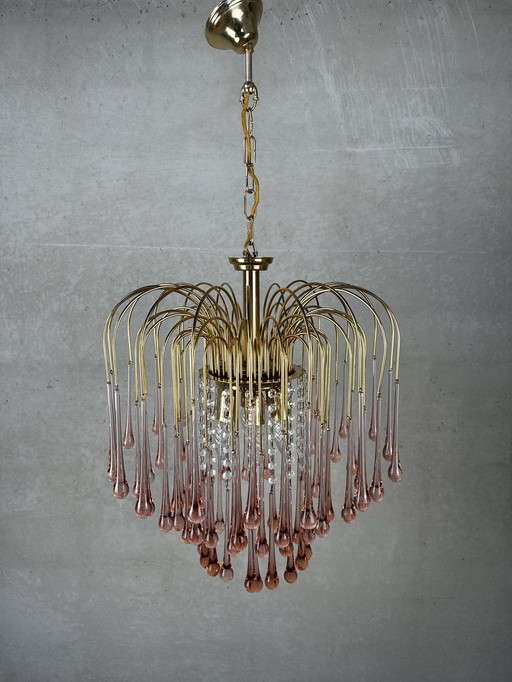 Rosen-Tropfen-Hängelampe