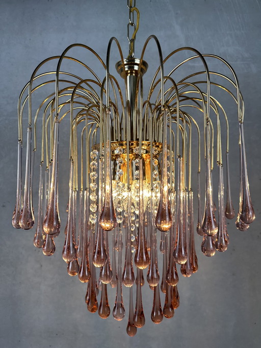 Rosen-Tropfen-Hängelampe