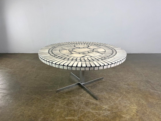 Image 1 of Couchtisch Heinz Lilienthal Mosaik Marmor 1960