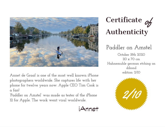 Image 1 of Annet de Graaf Paddler auf Amstel