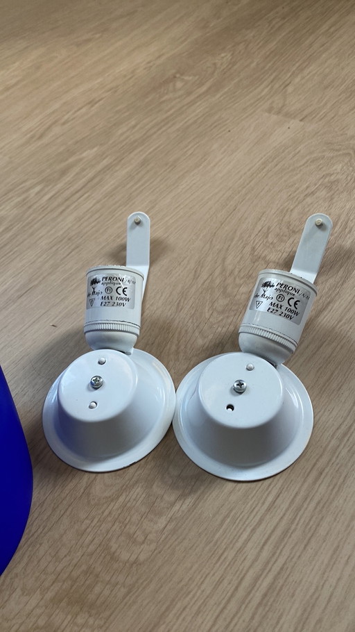 2x Peroni Design-Wandlampen