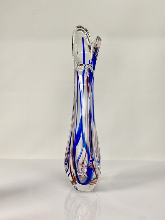 Image 1 of Max Verboeket - Große Vase Kristalunie Maastricht